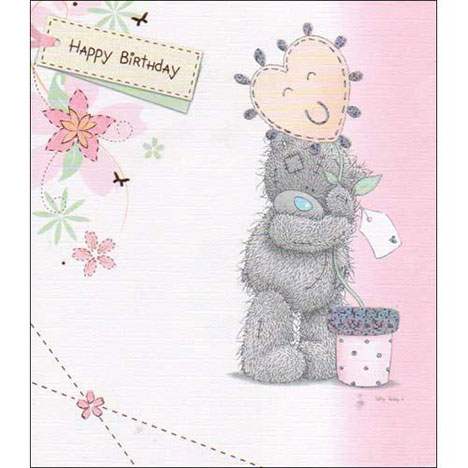 Bear with Heart Balloon Me to You Bear Birthday Card £1.80